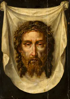 The Sudarium of St Veronica. Creator: Anon