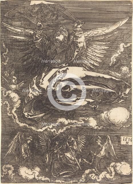 The Sudarium Held by One Angel, 1516. Creator: Albrecht Durer.