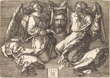 The Sudarium Held by Two Angels, 1513. Creator: Albrecht Durer