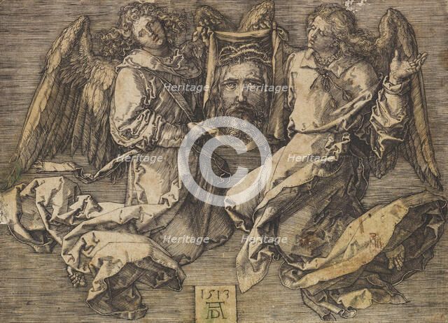 The Sudarium held by two angels, 1513. Creator: Dürer, Albrecht (1471-1528).