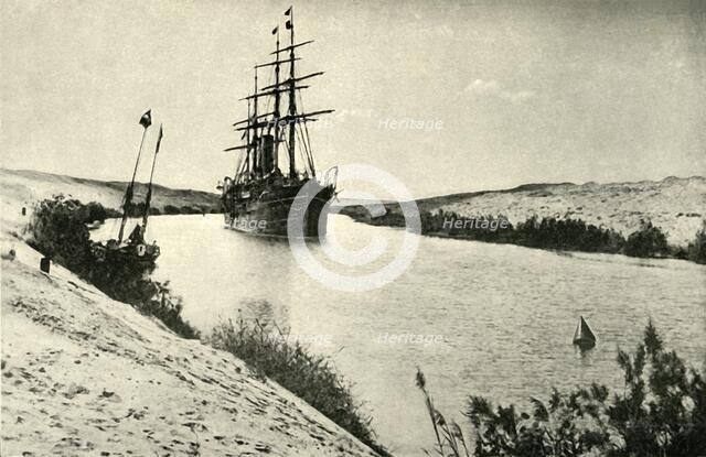 'The Suez Canal', 1891. Creator: Unknown.