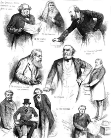 The Suez Canal Question in Parliament: (see "The Silent Member", 1883. Creator: Unknown