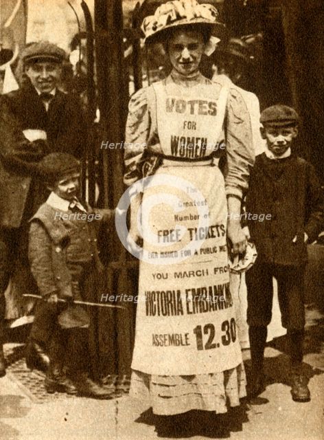 'The Suffragette Housemaid' 1908, (1933).  Creator: Unknown.