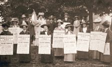 The suffragettes of Ealing, London, 1912. Creator: Unknown