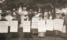 The suffragettes of Ealing, London, 1912