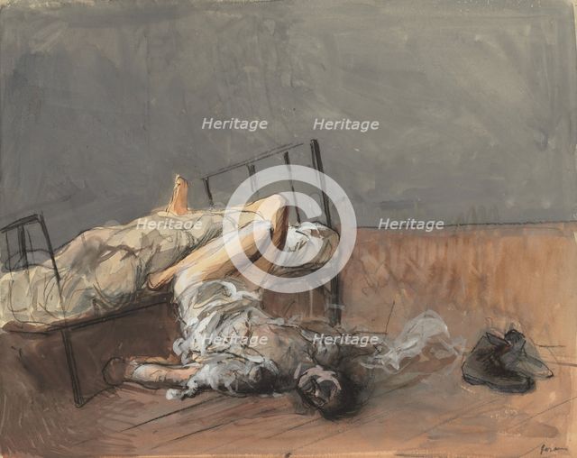 The Suicide, fourth quarter 1800s or first third 1900s. Creator: Jean Louis Forain (French, 1852-1931).