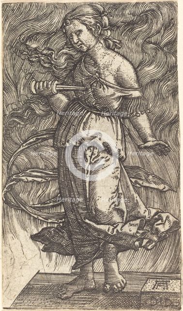 The Suicide of Dido, c. 1520/1530. Creator: Albrecht Altdorfer.