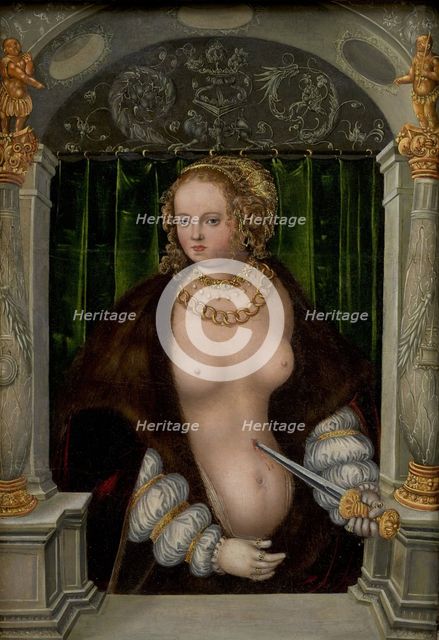 The Suicide of Lucretia, c1525-1528. Creator: Lucas Cranach the Elder.