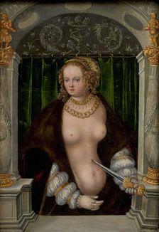 The Suicide of Lucretia, c1525-1528. Creator: Lucas Cranach the Elder