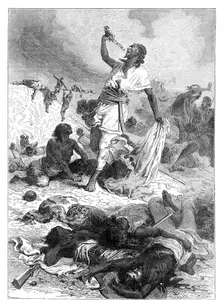 The suicide of Theodore Magdala, Ethiopia, 1868 (late 19th century)