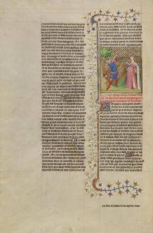 The Suicides of Meleager and Althea; Des cas des nobles hommes et femmes, about 1413-1415. Creators: Boucicaut Master, Workshop of the Boucicaut Master