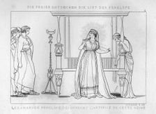 The suitors discover Penelope's cunning, c1833. Creator: Unknown