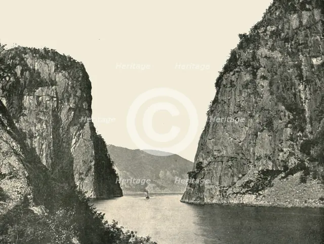 The Suldal Gate on the Suldalsvatnet, Norway, 1895.  Creator: Axel Lindahl.