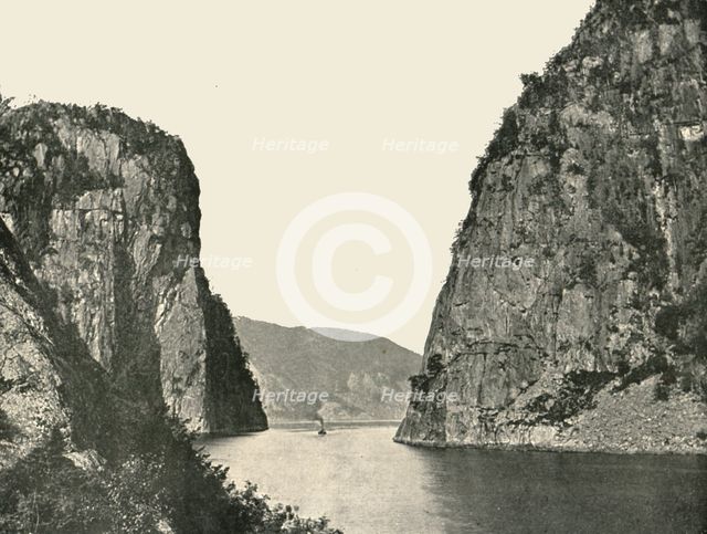 The Suldal Gate on the Suldalsvatnet, Norway, 1895.  Creator: Axel Lindahl.