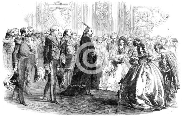 The Sultan at the Fancy-Dress Ball given by the Viscountess Stratford de Redcliffe, at the British E Creator: Unknown.