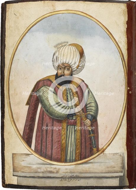 The Sultan Osman I, Early 19th century. Artist: Anonymous  
