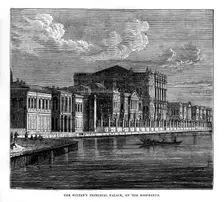 The Sultan's Principal Palace, on the Bosphorus Turkey, 19th century