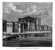 The Sultan's Principal Palace, on the Bosphorus Turkey, 19th century