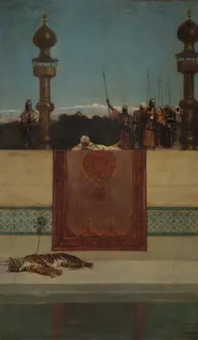 The Sultan's Tiger. Creator: Jean Joseph Benjamin Constant
