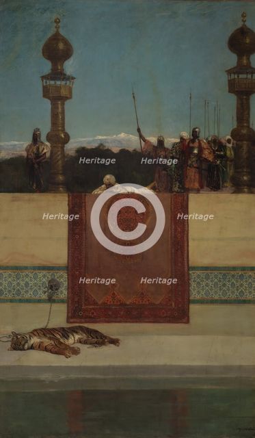 The Sultan's Tiger. Creator: Jean Joseph Benjamin Constant.