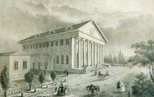 The Summer Theatre in Petrovsky Park, Moscow, Russia, 1840s