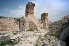 The Summer Baths at Dougga (Thugga), Tunisia. Creator: Samuel Magal