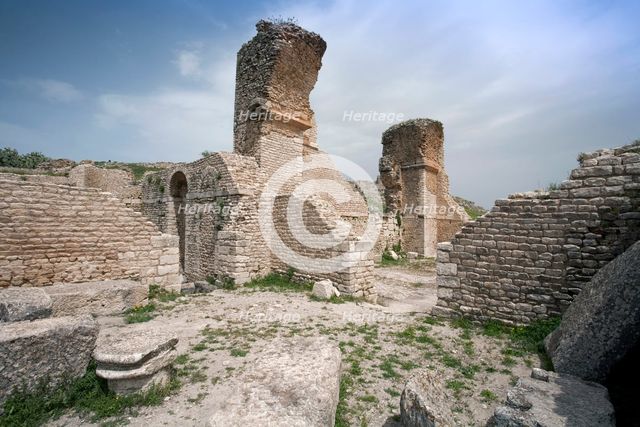 The Summer Baths at Dougga (Thugga), Tunisia. Creator: Samuel Magal.
