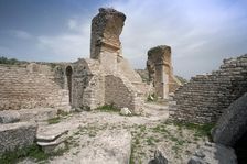 The Summer Baths at Dougga (Thugga), Tunisia. Artist: Samuel Magal