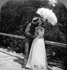 The Summer Girl and Her Sweetheart Artist: American Stereoscopic Company