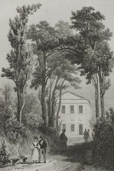 The Summer Palace of Peter the Great, Summer Garden, Saint Petersburg, Russia, 1839. Creator: Augustin François Lemaitre