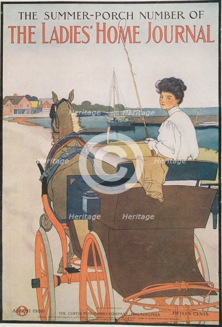 The Summer-Porch Number of The Ladies' Home Journal, August 1908..., c1908. Creator: Edward Penfield.