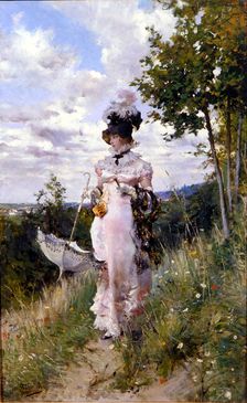 The summer stroll, 1873
