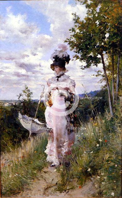 The summer stroll, 1873.