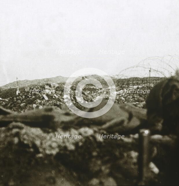 The summit, Les Éparges, northern France, c1914-c1918.  Artist: Unknown.