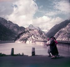 The summit of the Grimsel Pass, Switzerland, c1955. Creator: Arthur Charles Kirby Ware