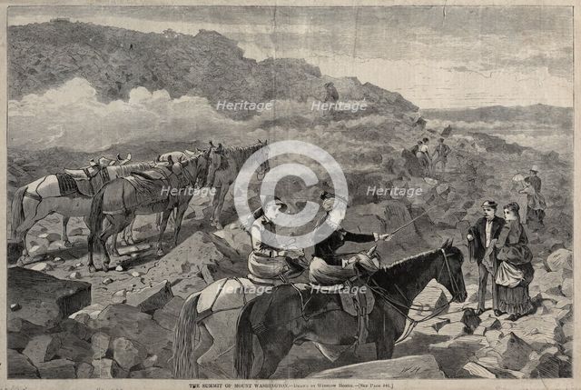 The Summit of Mount Washington, 1869. Creator: Winslow Homer (American, 1836-1910).
