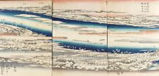 The Sumida River in Snow, c1832-34. Creator: Ando Hiroshige