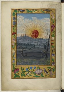 The Sun with a human face, 1582. Creator: Unknown