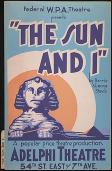 The Sun and I, New York, 1937. Creator: Unknown