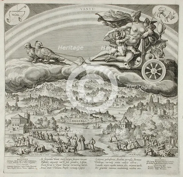 The Sun, c1585. Creator: Johann Sadeler I.