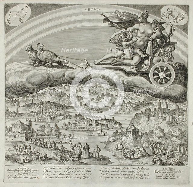 The Sun, c1585. Creator: Johann Sadeler I.