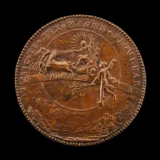 The Sun Driving Along the Zodiac [reverse], 1630. Creator: Unknown