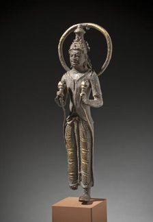 The Sun God Surya (image 1 of 2), Late 8th century. Creator: Unknown