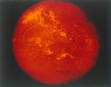 The Sun in H-alpha light. Creator: NASA