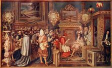 The "Sun" King Louis XIV, Of France, With His Brilliant Court 1664, (c1930). Creator: Unknown