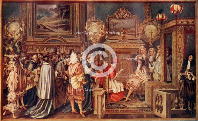 'The "Sun" King Louis XIV, Of France, With His Brilliant Court', 1664, (c1930). Creator: Unknown.