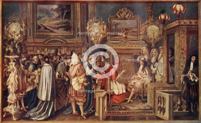 'The "Sun" King Louis XIV, Of France, With His Brilliant Court', 1664, (c1930). Creator: Unknown.