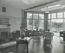 The sun lounge at Orchard House, Claybury Hospital, Woodford Bridge, London,1937
