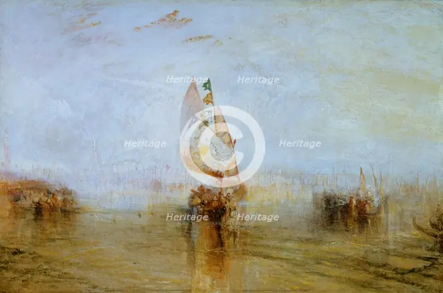 'The Sun of Venice Going to Sea', 1843. Artist: JMW Turner