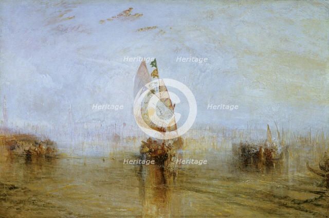 'The Sun of Venice Going to Sea', 1843. Artist: JMW Turner